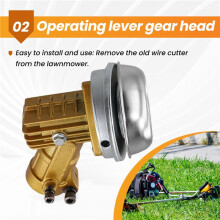 Lawn Mower Work Universal Anti-Entanglement Heat Dissipation Gearbox 28 Tubes 9 Teeth Lawn Mower Accessories