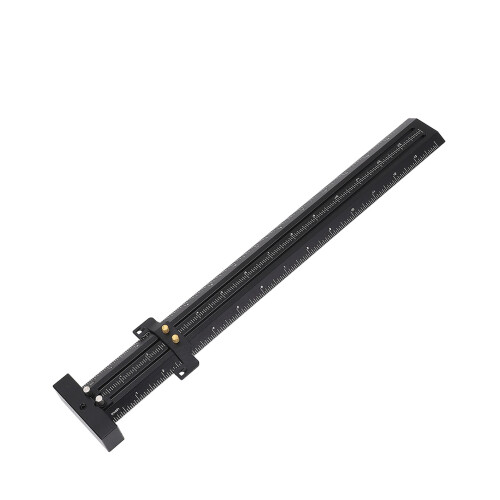 Compás de aluminio para carpintería de 14 pulgadas negro 2