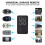 5pcs Universal Multifrequency Garage Remote Gate Remote Control 280-868MHZ for All Fixed Code and Parts of Rolling Code 5
