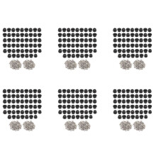 312PCS Rubber Feet for Cutting Board (0.31X0.59Inch) Anti Scratch Rubber Cutting Board Feet for Chairs & Other Furniture