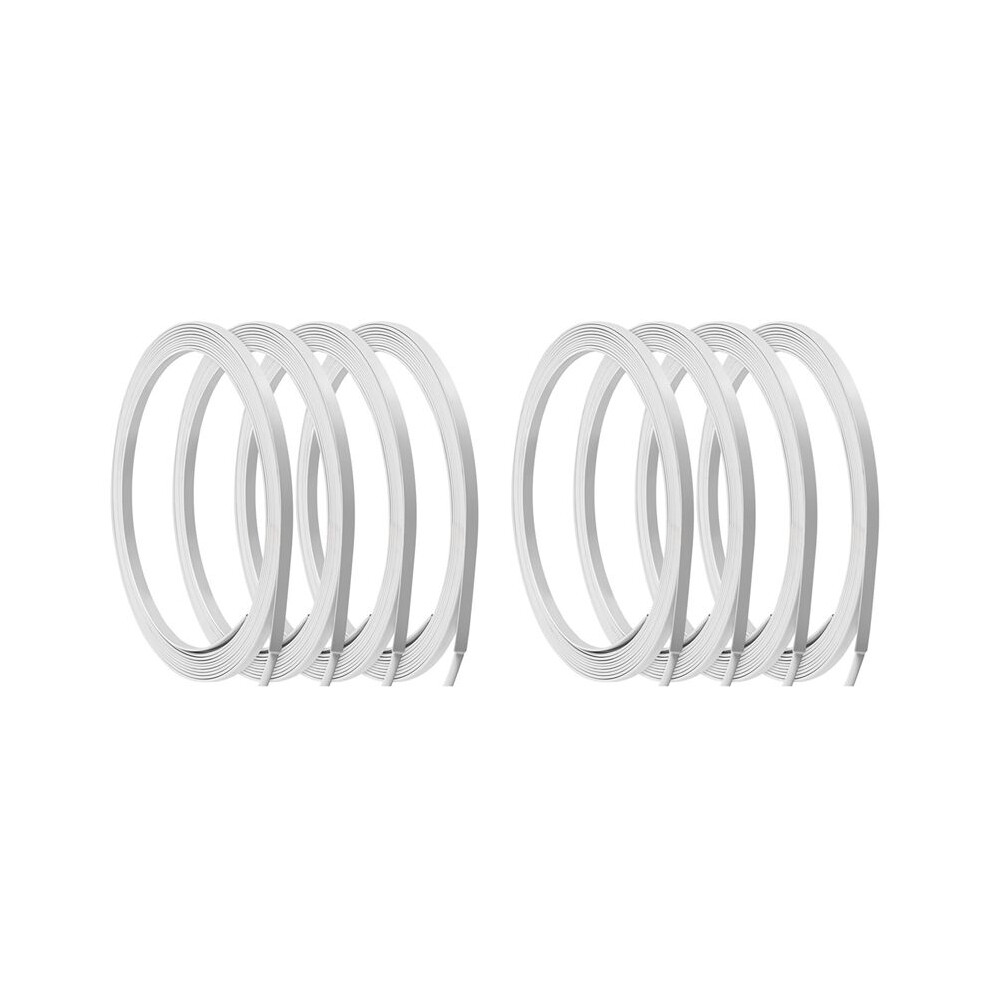 8X White Spring Steel Boning Corset Boning Stays Boning For Sewing Corset Crafts Making, 1/4Inch Width (22 Yards) 6032975380645