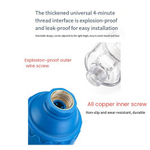 2X Filtri per Rubinetti Depuratori D'Acqua Soffione per Doccia Rubinetto per Lavatrice Filtro Cucina Bagno Accessori per WC