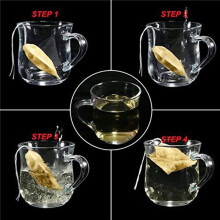 3600 Pack Tea Filter Bags,Disposable Paper Tea Bag with Drawstring for Loose Leaf Tea,Coffee(Natural Color,2.75X1.97 in)