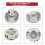 40-5 Magnetic Flywheel High Voltage Set Igniter Two-Punch Lawn Mower for 40-5 Engine Accessories 43cc 52cc 2