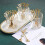 40PCS Dessert Spoon and Fork Set Cake Fork Coffee Spoon  Fruit Fork Stainless Steel -Gold 3