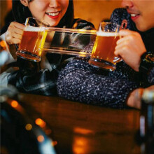 2X Siamese Double Tool Dating Mug Wine Beer Beer Glass Glass&Bottle Wine Glasses for Two Dating Glasses