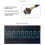 B6 Brass Water Flow Sensor Hall Effect Flow Meter Liquid Flow Rate Sensor Flow  Detector with Temperature Probe 6
