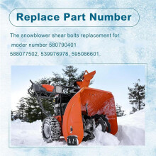 Snow Blower Shear Pins Replacement for 580790401 for Poulan 2 Stage Snow Blowers
