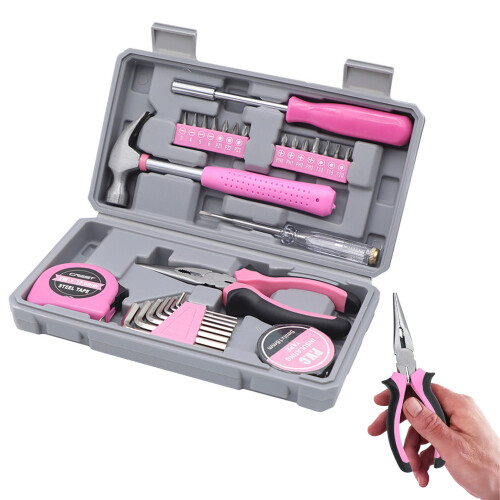 29pcs Household Tool Kit with Screwdriver & Plier 2