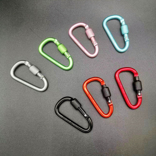 (1pc) Outdoor D-Ring Keychain Buckle with Latch 1