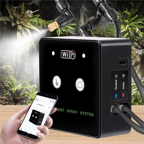 Rainforest Sprayers WiFi Control Automatic Mist Rainforest Timing Sprays System Kit Irrigation Timer Reptile Sprayers 1