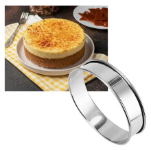 4 Inch Muffin Ringen Beschuitbollen Ringen, 8 Stuks Roestvrijstalen Muffin Ringen Mallen Dubbel Gerolde Taart Ringen Ronde Taart