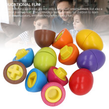 Wooden Shape Matching Eggs 8
