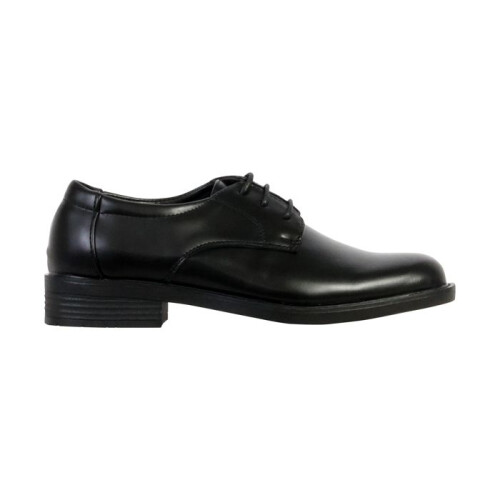 Mocassim Baixo com Cadarço Júnior Elong - Preto 1