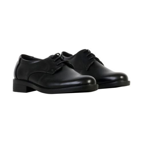 Mocassim Baixo com Cadarço Júnior Elong - Preto 2