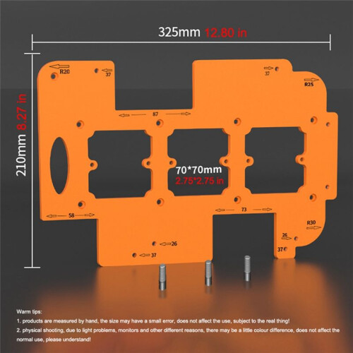 Arc Radius Trimming Wardrobe Embedded No Handle Slotting Switching Socket Drilling Hole Locator Opening Template 1