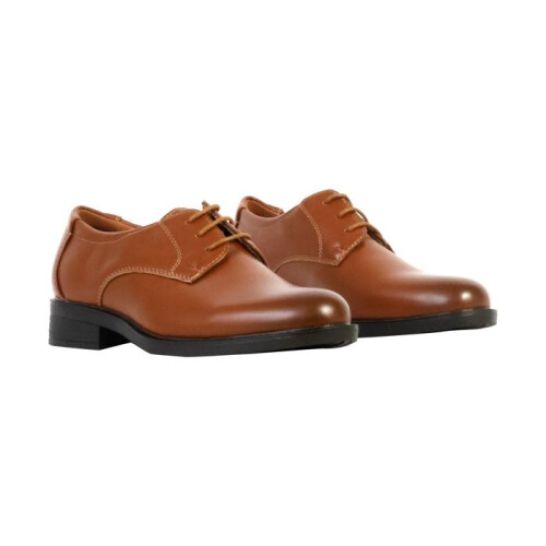 Mocassim Baixo com Cadarço Júnior Elong - Marrom 2