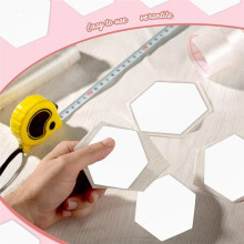 500 St. Papperslappverk, 2,5 cm, Hexagonmallar för Quiltning, Lapptäcke och Sömnadsmaterial