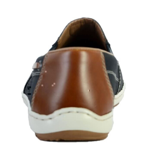 Rieker Mocassin Cuir Rieker Morelia - Bleu V2 2