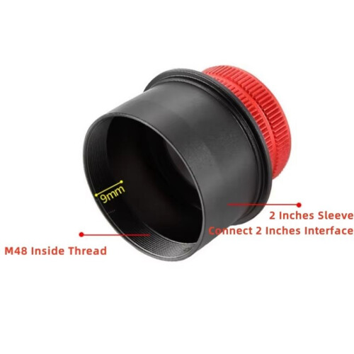 Novos Acessórios para Fotografia Visual Astronômica com Interface Coaxial de Travamento Rápido de 2 A 1,25 Polegadas 2