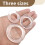 Clip per Stringere I Vestiti - Accessorio per Stringere Camicie, Vestiti, Gonne e Sciarpe, 18 Anelli (3 Misure) + Elastici 3