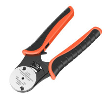 -Handkrymptång med 4-Vägs Indrag, 8 Avtrycksstift för Deutsch-Kontakter 14, 16, 18 AWG