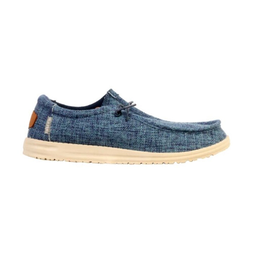 Mocassim Baixo com Cadarço Elong - Azul Claro 1