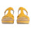 Rieker Sandale Compensée Cuir Rieker Massa - Jaune 5