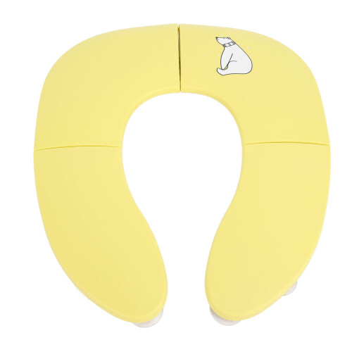Faltbare Kindertoilettenmatte 35x29x3cm Gelb 2