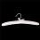 20x White Satin Padded Clothes Hook Hanger 5