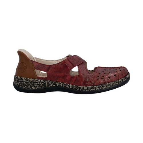 Rieker Rieker Massa Leder Sandalen - Rot 1