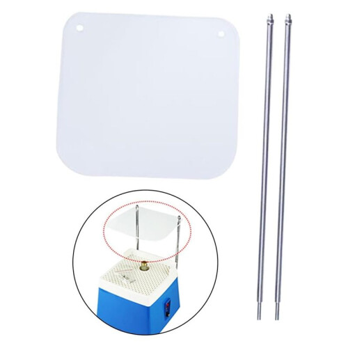 Acrylic Bezel  Guard Art Grinding Tool with Mounting Rod  Ceramic Stained Grinder Machine Shell Baffle Board 1