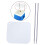 Acrylic Bezel  Guard Art Grinding Tool with Mounting Rod  Ceramic Stained Grinder Machine Shell Baffle Board 3