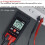 Multimeter,Automatic Digital Auto-Ranging Voltmeter,Digital Automatic Multimeter for AC/, Capacitance, NCV 6