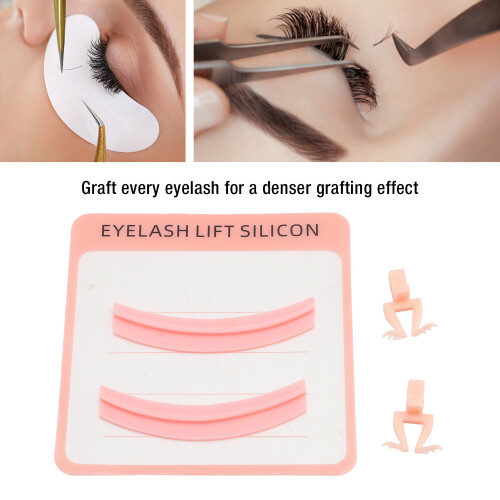 Silicone Reusable Eyelash Separator Tool for Extensions, Pink 2