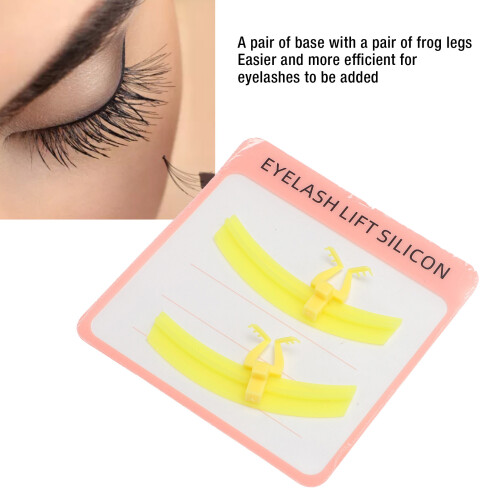 Silicone Eyelash Extension Separator Tool | Lash Isolation Aid, Yellow 2