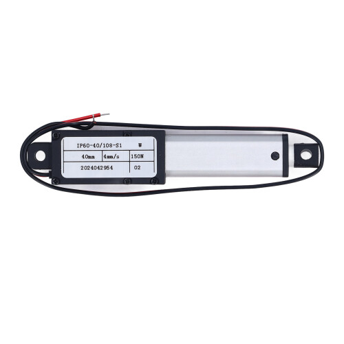 Mini Motion Actuator 40mm Stroke 150N Thrust 12V Aluminum 1