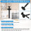 Poignée de Porte de Four de Rechange Compatible 316443601 avec Vis 8