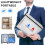 Fireproof Waterproof Document Bag Set - 3 Pack, Enhanced Zipper, Safe Storage for Documents, Cash, Jewelry 6
