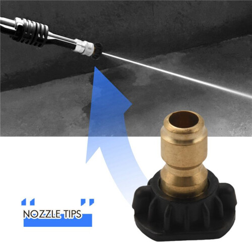 25Pcs Pressure Washer Spray Nozzles 1/4 Quick Connection Spray Tip Set (4.0 Gpm) Multiple Degrees 2