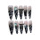 (S) Flash Glitter Gradient False Nails - Pink & Black 4