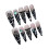 (S) Flash Glitter Gradient False Nails - Pink & Black 5