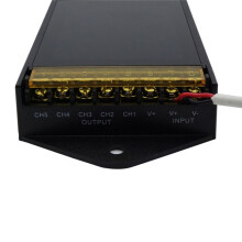 NL502 Touch Screen Full Color Editable  Controller DC12-24V 5-Way Output Dimming Controller