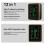 Luchtkwaliteitsdetector 12-in-1 Luchtkwaliteitstester Temperatuur-Vochtigheidsmeter CO/CO2/HCHO/TVOC/AQI/PM2.5/PM10 Wit 3