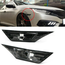 10X Smoke Tinted Lens Side Lamp Light with LED for 2016-19 JDM