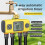 4-Zone Garden Water Timer Programmable Drip Irrigation Controller Imperial Threaded Tnterface Rain Delay Timed Watering 6