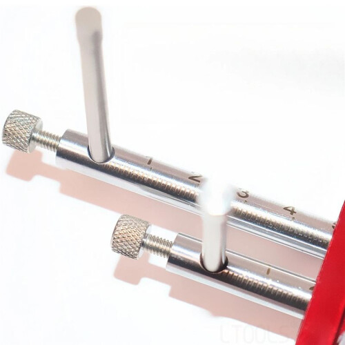 Woodworking Scriber Double Headed Scriber Punch Pin Convenient Wooden Tenon Scribing Measuring Adjustable Tools 2