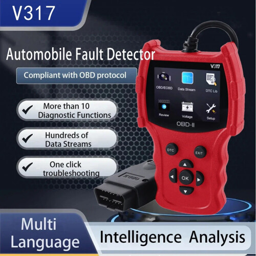 OBD2 Scanner Engine Fault Automotive OBD II OBD Code Reader Diagnostic Scan Tool V317 2