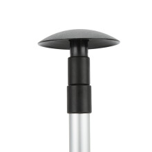 Ondersteuningsstang voor Boothoezen, 3-Delig, Telescopisch, 22,5-54 Inch, Verstelbare Aluminium Steunstang voor Boothoezen voor Jachtzeilboten
