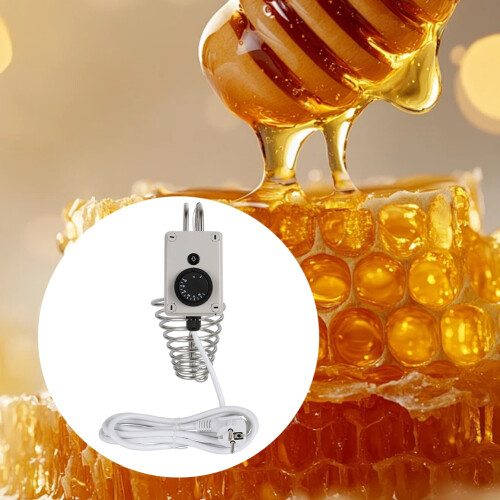 Adjustable Heating Spiral Honey Melter Heating  Honey Melting Device Beekeeping Equiment Tool 220V 500W EU Plug 2